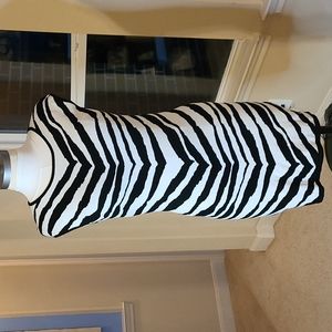 Zebra bodycon Express dress